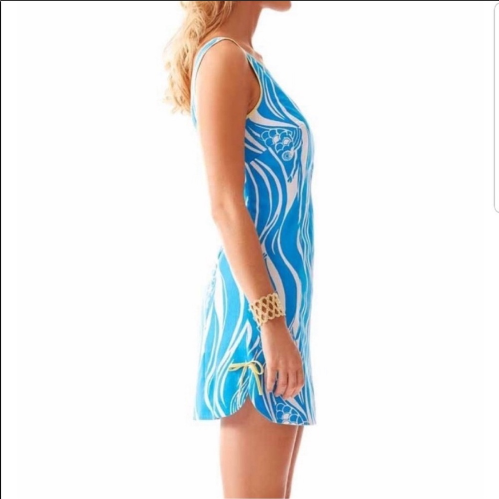 Lilly Pulitzer | Delia Shift Dress in Joe Fish - Picture 3 of 14